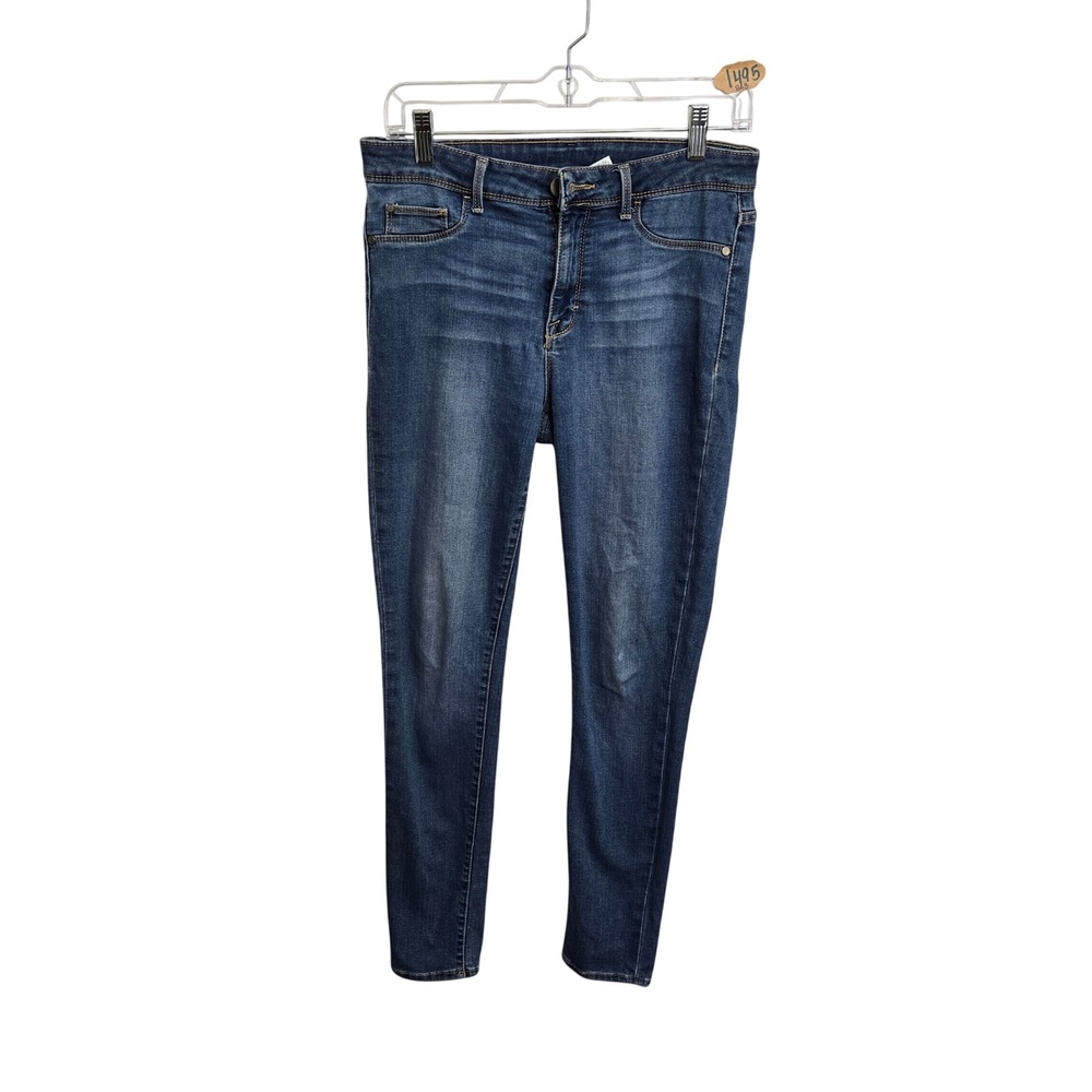 Time and Tru‎ Womens Skinny Jeans Dark Wash Stretch Denim Size 8 J37